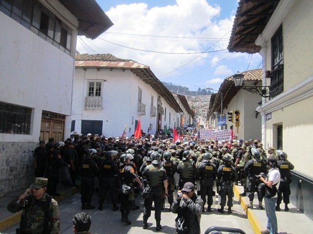 Conga violencia