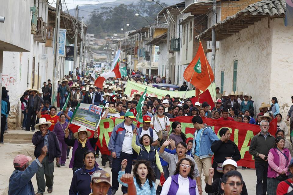 Marcha en Celendín