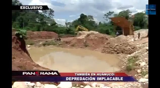 (Video) Ciudadanos chinos realizan minería ilegal en zona reservada de Huánuco