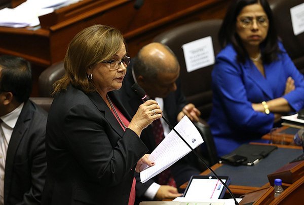 Rosa Ortiz, Ministra de Energía y Minas. Foto: Andina
