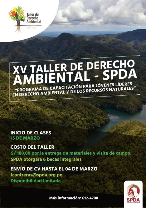 Taller de Derecho Ambiental XV