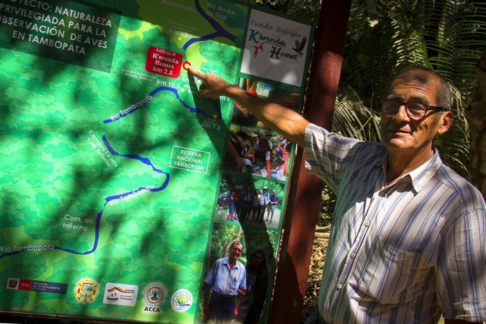 Víctor Zambrano en mapa de corredor_reencuadre