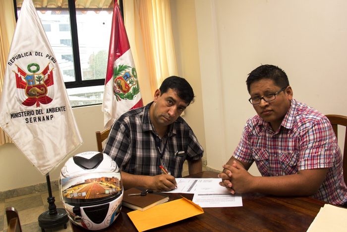 Donación de motocicleta a Reserva Nacional Tambopata