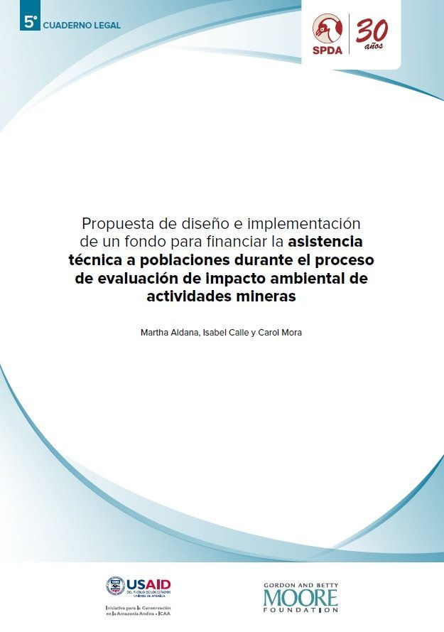 Portada de la publicación de la SPDA