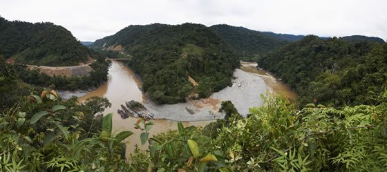 Foto: río Inambari, lugar en donde se pretende construir una central hidroeléctrica