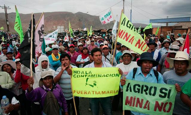 Protestas Tía María. Foto: La República