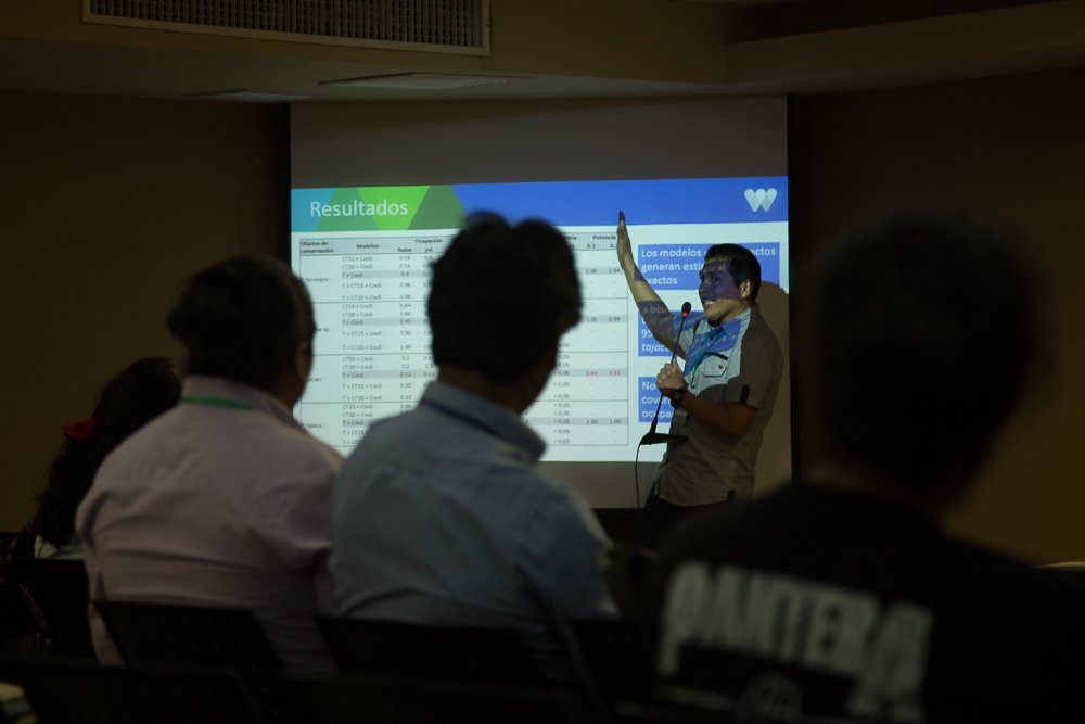 Sernanp presentó sus experiencias de conservación en la RN Pucacuro durante el Simposio internacional Biocon Lima 2015.
