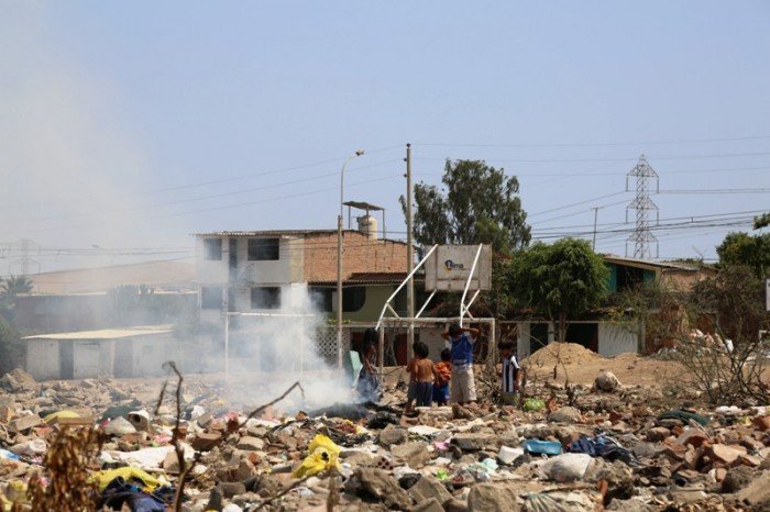 basura en villaria