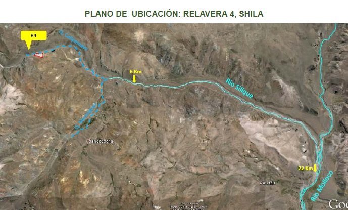 mapa de derrame