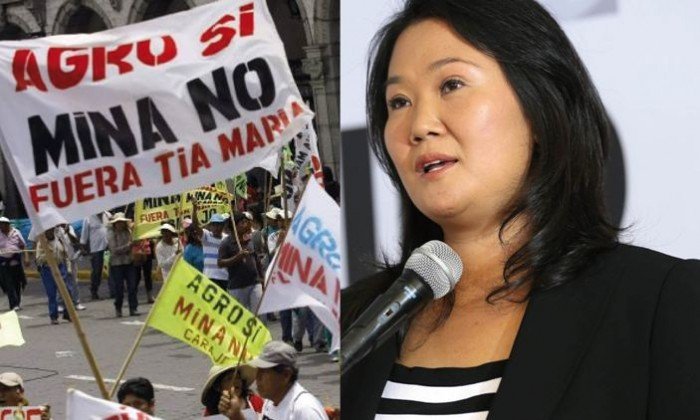 Qué propone Keiko Fujimori sobre el futuro de los proyectos Conga y Tía María? | SPDA Actualidad Ambiental