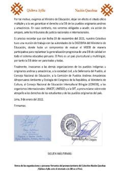 Pronunciamiento ante atentado al MSEIB Colectivo Nación Quechua_Página_02