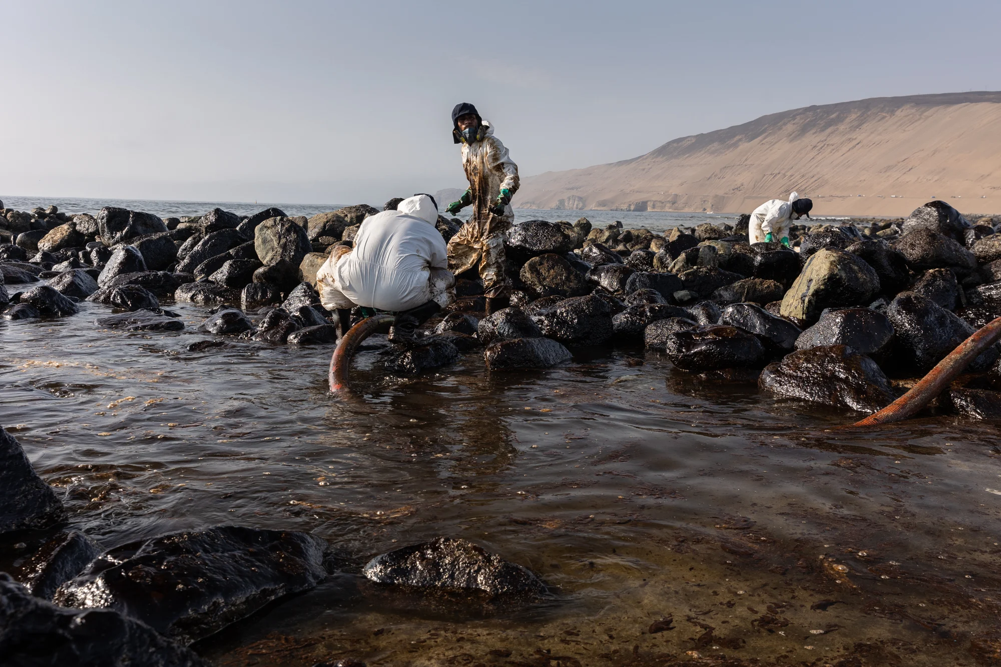 Derrame de petróleo, Ancón, Repsol.