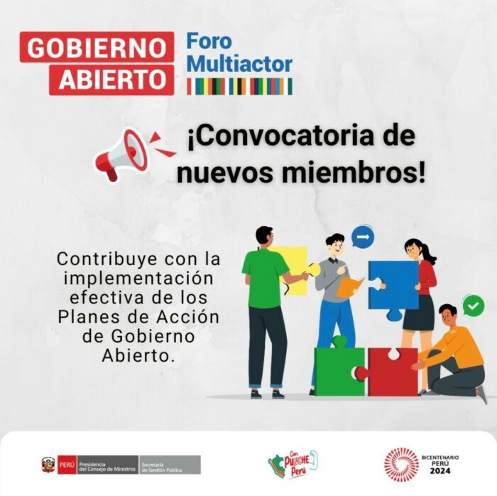 Convocatoria de Foro Multiactor 