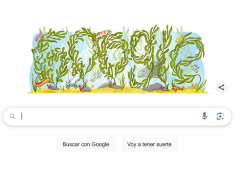 ¿Qué son los bosques marinos de algas gigantes, protagonistas del último doodle de Google?